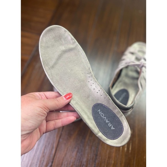 Aravon Bromly Ghillie Leather Open Toe Sandal Shoes Size 9.5 B‎ - Picture 7 of 7